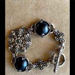 Lucky brand flower charm bracelet.